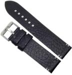  Curea de ceas din piele neagra fara cusatura 22mm WZ791 (WZ791)