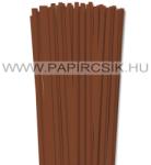  Barna, 6mm-es quilling papírcsík (90db, 49cm)