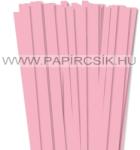  Rózsaszín, 10mm-es quilling papírcsík (50db, 49cm)