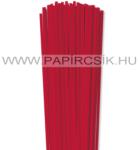 Élénk Piros, 4mm-es quilling papírcsík (110db, 49cm)