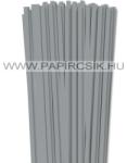  Kőszürke, 6mm-es quilling papírcsík (90db, 49cm)