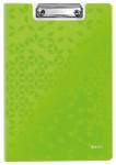 LEITZ Clipboard cu coperta, WOW, PP, A4, 80 coli, Leitz verde metalizat E41990054 (E41990054)