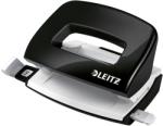 Leitz Perforator WOW 5060 mini NeXXt Series, 10 coli, negru metalizat, Leitz E50601095 (E50601095)