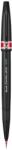 Pentel Marker caligrafic Brush Pen ultra fin Sign Pen Artist Pentel rosu PESESF30CB (PESESF30CB)