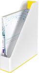 Leitz Suport vertical in culori duale WOW Leitz alb/galben E53621016 (E53621016)