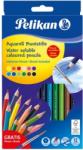 Pelikan Creioane colorate, solubile in apa, 3 mm, 12 culori/set Pelikan 700672 (700672)