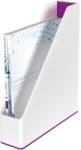 Leitz Suport vertical in culori duale WOW Leitz alb/mov E53621062 (E53621062)