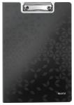 LEITZ Clipboard cu coperta, WOW, PP, A4, 80 coli, Leitz negru metalizat E41990095 (E41990095)