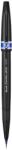 Pentel Marker caligrafic Brush Pen ultra fin Sign Pen Artist Pentel albastru PESESF30CC (PESESF30CC)