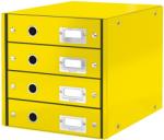 Leitz Suport cu 4 sertare Click & Store WOW Leitz galben metalizat E60490016 (E60490016)