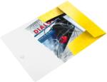 Leitz Mapa A4 cu elastic 150 coli PP WOW Leitz galben metalizat E45990016 (E45990016)