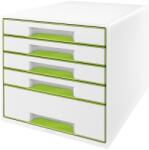 Leitz Cabinet cu 5 sertare WOW Leitz alb/verde E52142054 (E52142054)