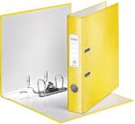 Leitz Biblioraft 180° WOW, carton laminat, partial reciclat, certificare FSC, A4, 52 mm, Leitz galben E10060016 (E10060016)