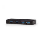 Nedis 4xUSB 3.0 (UHUBU3420BK)