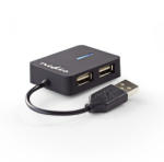 Nedis 4-port USB 2.0 HUB (UHUBU2410BK)