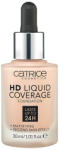 Catrice Fond de ten HD Liquid Coverage Foundation Catrice HD Liquid Coverage 010 Light Beige