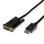 Valueline Cablu Displayport la VGA 1080p T-T 2m Negru, Value 11.99. 5802 (11.99.5802-10)
