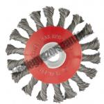 MTX 125xM14 drótkorong palást körkefe sarokcsiszolóhoz acél, csavart (746119) - kellegyszerszam