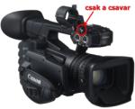 Canon külső mikrofon tartó csavar (1db) (CAM-D84)