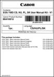  Canon EOS 750D használati útmutató + szoftver csomag V1 (910041X012-)