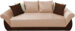 MobAmbient Canapea extensibilă 3 locuri, crem maro - model Royal Canapea