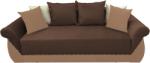 MobAmbient Canapea extensibilă 3 locuri, maro cappuccino - model Royal Canapea