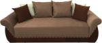 MobAmbient Canapea extensibilă 3 locuri, cappuccino maro - model Royal Canapea