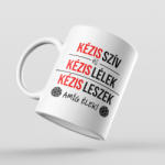  Kézis szív kézis lélek bögre