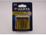 VARTA baterii superlife R6P AA 1.5V zinc carbon blister 4 Baterii de unica folosinta
