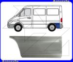 VW LT 1996.01-2005.12 /2D/ Hátsó sárvédő hátsó rész bal "hosszú kivitelhez" (90cm) KLOKKERHOLM 3546605