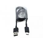 Samsung EP-DR140ABE USB-s adatkábel, töltőkábel fekete (TypeC, 80 cm)
