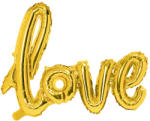 PartyDeco S. r. o Lufi, LOVE felirat - arany