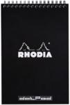  Blocnotes A5 Spiral Pad Rhodia Classic Black