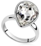 Ékszerkirály Vízcsepp kristály gyűrű, Kristály, Swarovski kristállyal díszített, 6, 5 (4-084_1)