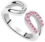 Ékszerkirály Vízcsepp alakú gyűrű, Világos rózsaszín, 7, 5 (32434886779_3)