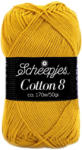 Scheepjes Cotton8 - 722 - mustársárga pamut fonal