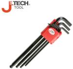 JeTech Комплект вътрешни шестограми със сферична глава, 1.5-10 мм, 9 броя / JeTECH BM-B9 / (Je BM-B9)