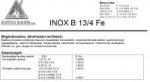  Elektróda INOX B 13/4 Fe 4.00 mm 5.4 kg (12816) (12816)