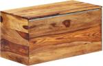 vidaXL Cufăr de depozitare, 80 x 40 x 40 cm, lemn masiv de sheesham (248011) - vidaxl