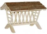 KERBL Hayrack Nature - Хранилка за сено, дървена, 45х32х33 см, Германия - 82888