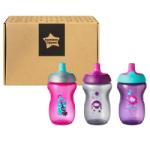 Tommee Tippee Set cani ONL Fete, 300 ml x3 buc, 12luni+