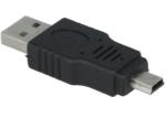 VCOM Adaptor USB 2.0 USB A tata - mufa tata USB B mini mufa nichelat VCOM CA412-PB (CA412)