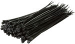 Logilink kábelkötegelő szett, 100db, 15cm fekete (KAB0002B) (KAB0002B)