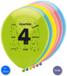 Globos Lufi, évszámos (4), 10 db/cs/vegyes színekben