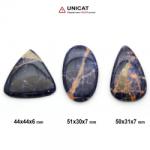  Cabochon din Sodalit Natural - Picatura - Oval - Patrat 25-48 x 16-26 x 6-7 mm - 1 Buc