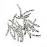  Margele Argint 925 Tub Twisted - 1, 5 x 15 mm - 1 Buc