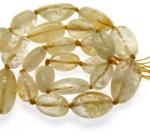  Citrin Butoias Natural 10x6 mm - Piatra Bucuriei si a Succesului Personal - Margele pentru Bijuterii