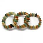  Bratara Aventurin Mixt Perna 8 x 23 mm - Diametru 62 mm