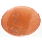  Cristal Natural Selenit Portocaliu rulat 65-70 x 52-56 x 25-29 mm ( XXL ) - 1 Buc