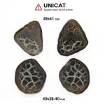  Septaria Maroc Mineral Natural - Pereche - 49x38-41 mm( XXL ) - 1 Buc